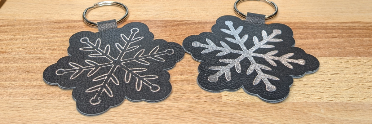 Silhouette Heat Foil on Silhouette Leatherette